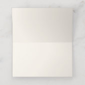 Carte De Placement Bouquet fleur sauvage #2L Mariage Couple Nom Init (Intérieur déplié)