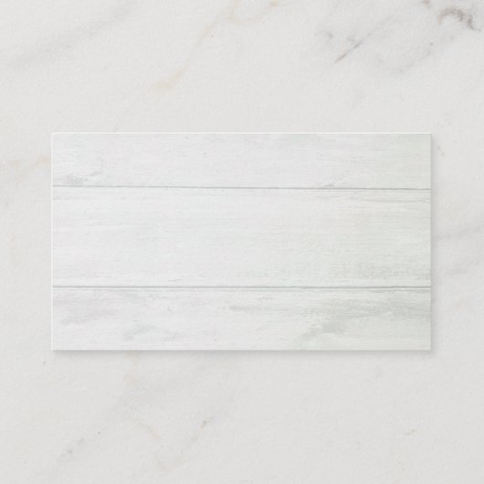 Carte De Placement Bouquet floral rustique Thanksgiving (Dos)