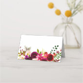 Carte De Placement Bourgogne rouge Boho violet Mariage toutes les occ (Dos)