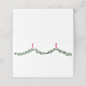 Carte De Placement Boxwood Garland (Extérieur déplié)