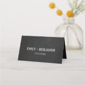 Carte De Placement Branches courbes | Mariage de tableau de bord (Dos)
