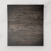 Carte De Placement Branches courbes | Mariage en bois (Intérieur déplié)