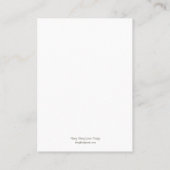 Carte De Placement Branches fleurissantes Plaques de cartons - Orange (Dos)