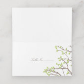 Carte De Placement Branches joyeuses (Intérieur déplié)
