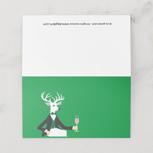 Carte De Placement Bravo aux cerfs (Extérieur déplié)