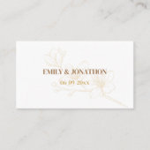 Carte De Placement Bravo pour l'amour ! Script Whimsical (Devant)