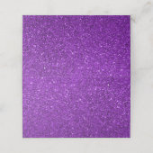 Carte De Placement Bride Glitter Vierge (Extérieur déplié)