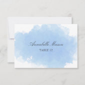 Carte de placement | Brume bleue (Devant)