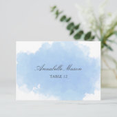 Carte de placement | Brume bleue (Debout devant)