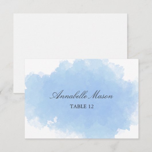 Carte de placement | Brume bleue (Devant / Derrière)