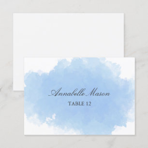 Carte de placement Brume bleue