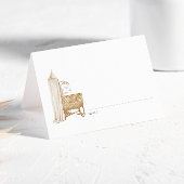 Carte De Placement Brunch Neutral Boho Baby