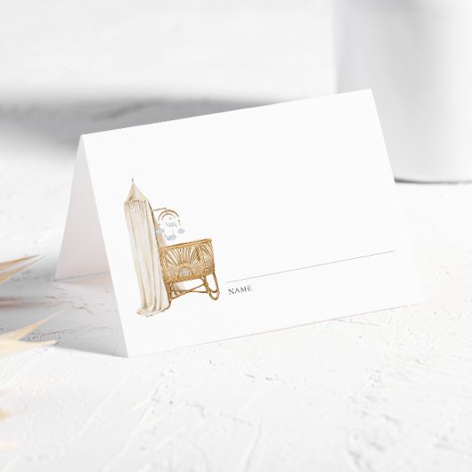 Carte De Placement Brunch Neutral Boho Baby