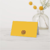 Carte De Placement cacahuètes | Peppermenthe Patty Thanksgiving Dîner (Dos)