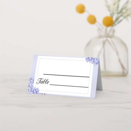 Carte De Placement Cadre floral (Devant)