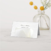 Carte De Placement Calla lily sur l'ancienne main script (Dos)