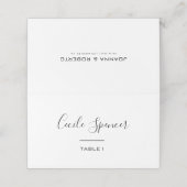 Carte De Placement Calligraphie Carte de Mariage officielle (Extérieur déplié)