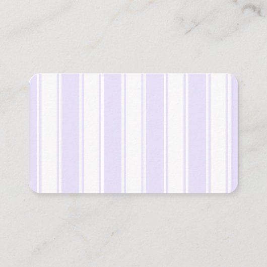 Carte De Placement Calm Lavender Minimalist Line (Dos)