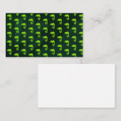 Carte De Placement Caméléon vert mignon (Devant / Derrière)