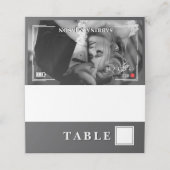 Carte De Placement Caméra vidéo Photo Mariage (Extérieur déplié)