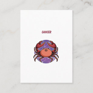 Carte De Placement Cancer rose, zodiaque, impression signe du zodiaqu