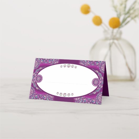 Carte De Placement Cardinal Red Rosace (Devant)