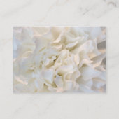 Carte De Placement Carnation blanche Mariage Floral (Dos)