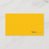 Carte De Placement Carrelage méditerranéen Aquarelle Mariage citron (Dos)