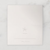 Carte De Placement Carte à puce de la table Mariage Lihue (Extérieur déplié)