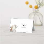 Carte De Placement Carte Boho Chic Mariage Place (Dos)
