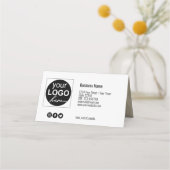 Carte De Placement Carte-cadeau Stylo à dessin au coeur avec script (Dos)