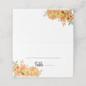 Carte De Placement Carte citrouille (Extérieur déplié)