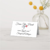 Carte De Placement Carte de la place Valentine (Dos)