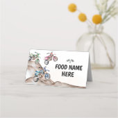 Carte De Placement Carte de lieu d'anniversaire de la moto (Dos)