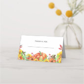 Carte De Placement Carte de lieu Thanksgiving (Devant)