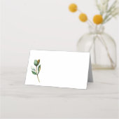 Carte De Placement Carte de Mariage Floral Rustique Magnolia blanche (Dos)