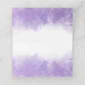 Carte De Placement Carte de Mariage pliée violet moderne (Intérieur déplié)