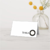 Carte De Placement Carte de Mariage Retro Gold Parties scintillant Vi (Devant)