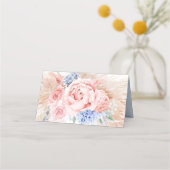 Carte De Placement Carte de Mariage Tropical Pampas Grass (Dos)