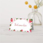 Carte De Placement Carte de place de la tente de fraise Berry Sweet (Devant)
