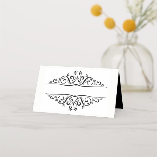 Carte De Placement Carte de place de nom plié (Devant)