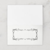 Carte De Placement Carte de place de nom plié (Extérieur déplié)