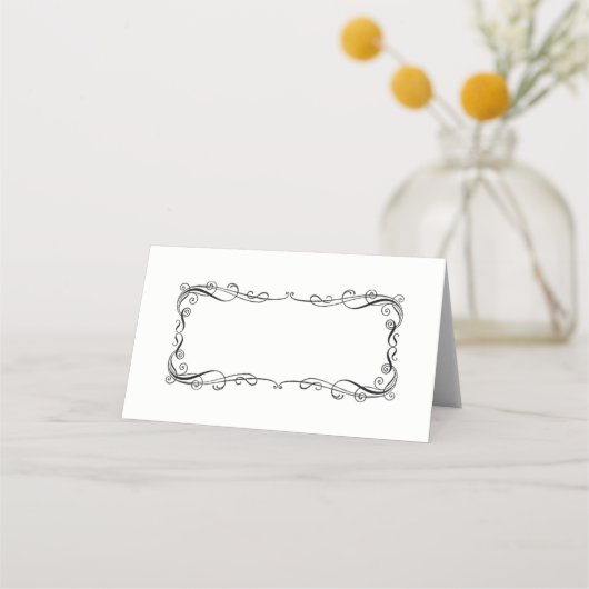 Carte De Placement Carte de place de nom plié (Devant)