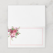 Carte De Placement Carte de place de nom plié (Extérieur déplié)