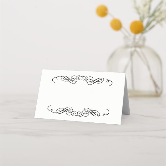 Carte De Placement Carte de place de nom plié (Devant)