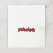 Carte De Placement Carte de place de nom plié (Extérieur déplié)