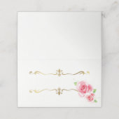 Carte De Placement Carte de place de nom plié (Extérieur déplié)