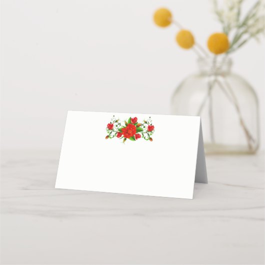 Carte De Placement Carte de place de nom plié (Devant)