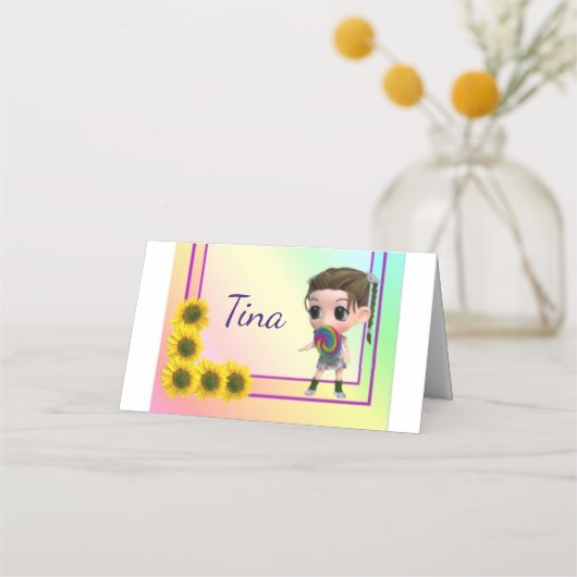 Carte De Placement Carte de place de table (Devant)