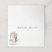 Carte De Placement Carte de place du nom plié du mariage (Extérieur déplié)